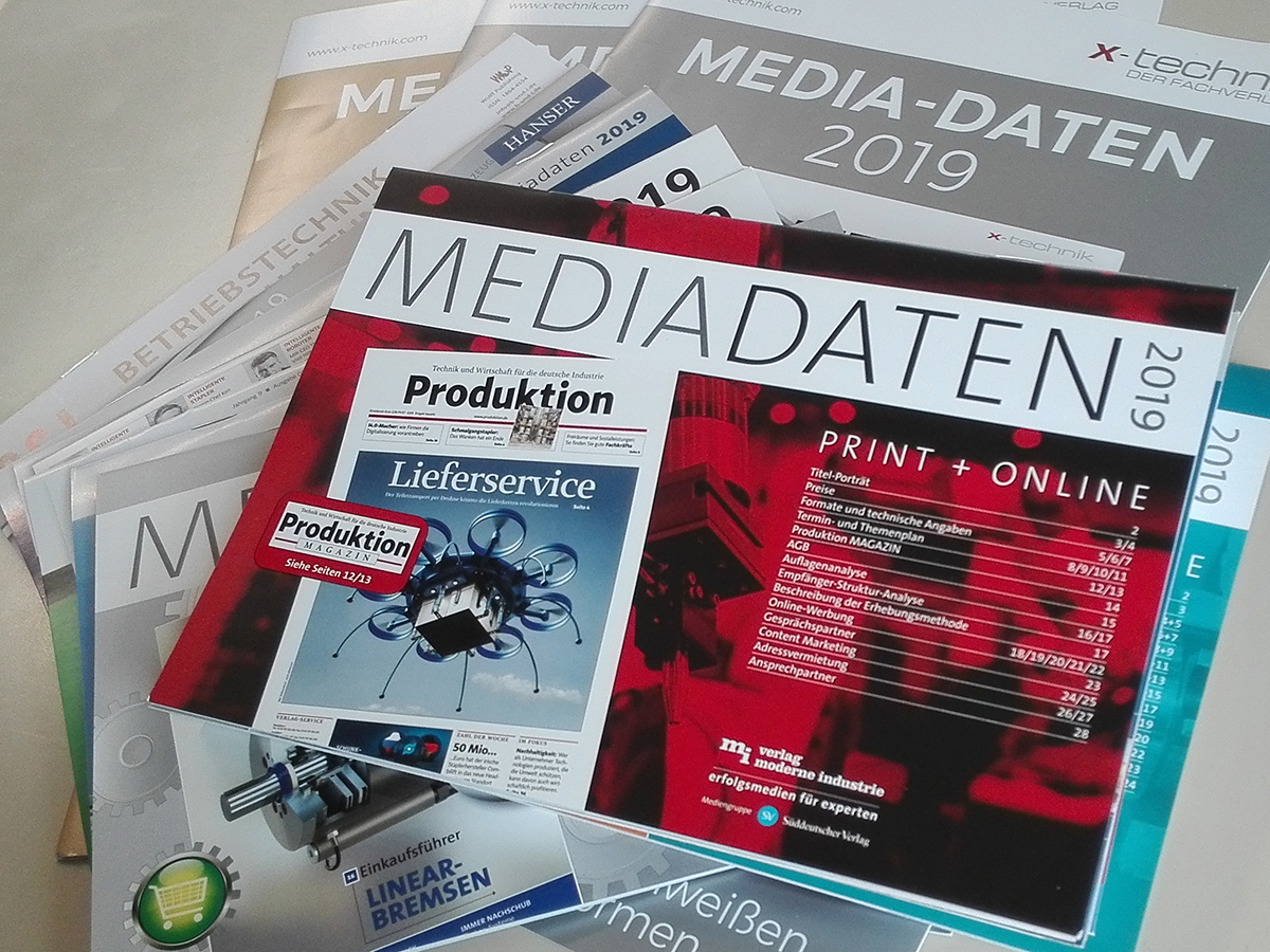 Mediadaten 2019_für Fachpressearbeit und Anzeigenschaltung