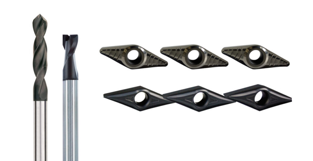 Ob Schaftwerkzeuge oder Wendeschneidplatten – Diamant-Beschichtungen von CemeCon eröffnen Potenziale bei der Zerspanung von Composites, Graphit und NE-Metallen.