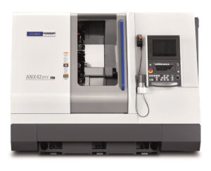 Citizen zeigt auf der AMB wieder modernste Drehtechnologie. So etwa die Miyano ANX-42SYY mit LFV. Mit seinen vielfältigen neuen Funktionen läutet der Kurzdreher auf dem Gebiet der Revolverdrehmaschinen ein neues Zeitalter ein.