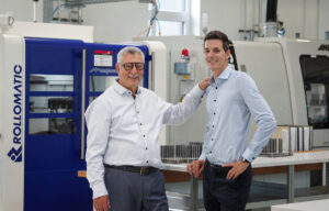 Nachreiner-Geschäftsführer und Unternehmensgründer Siegfried Nachreiner (links) mit dem neuen Prokuristen und Vertriebsleiter Martin Seifriz.