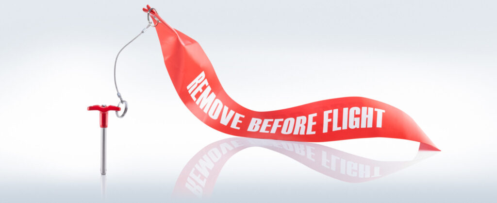 Flammenrote Griffe verstärkten die Signalwirkung der neuen Bypass Pins von Halder. So werden sie garantiert nicht übersehen – auch wenn die Warnfahne verloren geht.