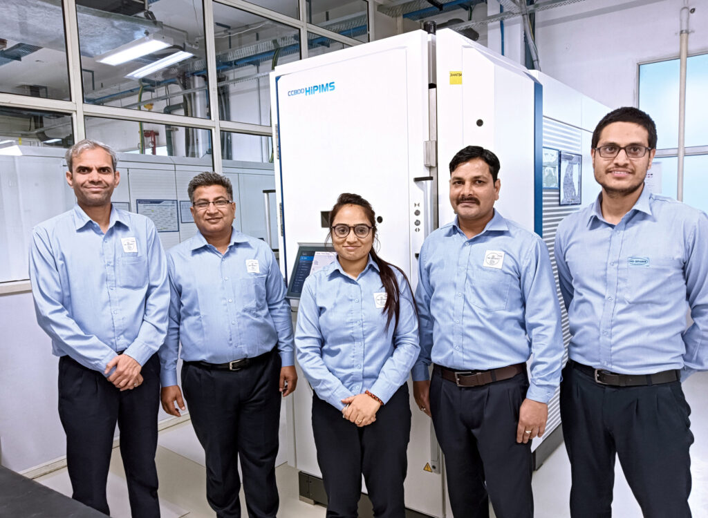 Das Team von IND-SPHINX/AXIS (von links): Neeraj Kumar, Chattar Pal, Manu Chauhan, Manohar Lal und Amit Kumar