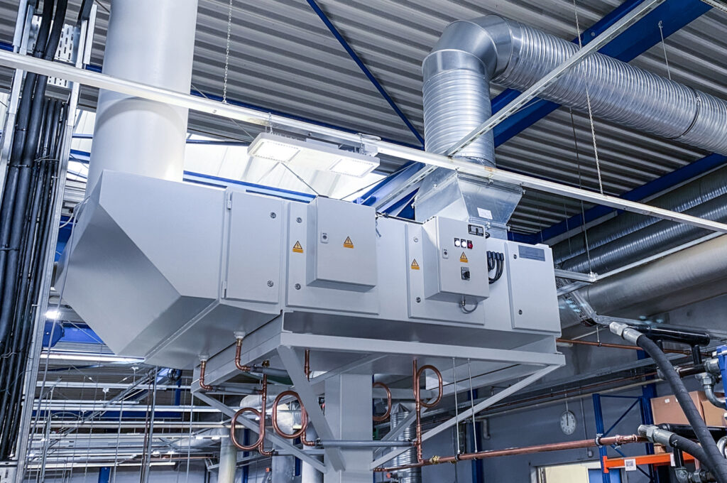 Bei der Konstruktion von Absauganlagen setzt Büchel – wo immer möglich und technisch sinnvoll – auf elektrostatische Abscheider.