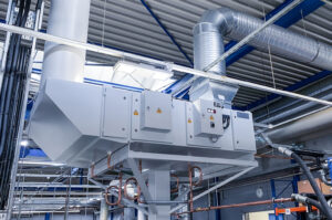 Bei der Konstruktion von Absauganlagen setzt Büchel – wo immer möglich und technisch sinnvoll – auf elektrostatische Abscheider.