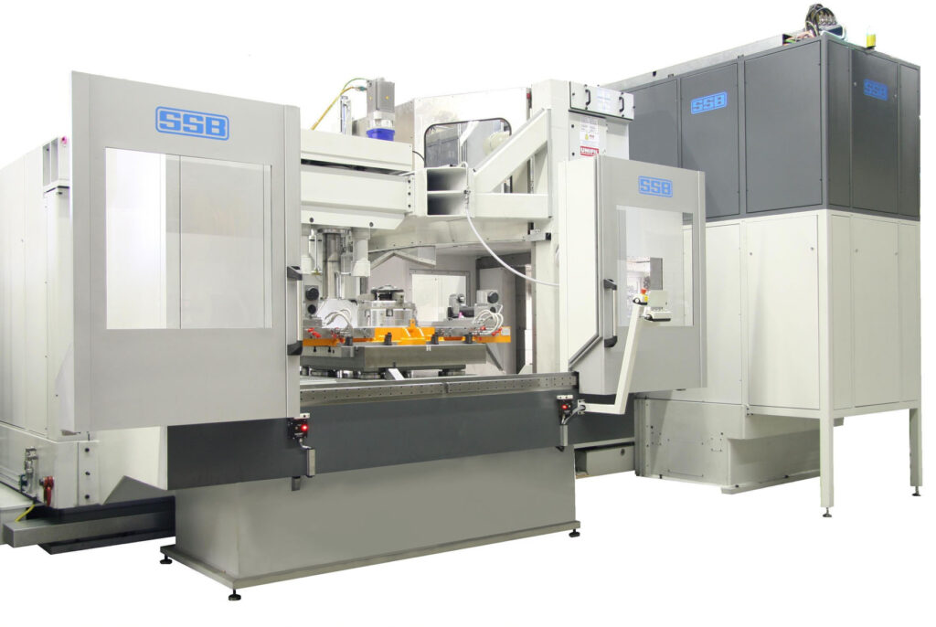 SSB-Maschinenbau: Die Bearbeitungszentren etwa der SSB-Maschinenbau-HFZ-Serie sind optimal dafür ausgelegt, große und schwere Teile äußerst präzise zu bearbeiten. Ein Beispiel ist die HFZ 05-S. Ihre Aufgabe ist es, die Flansche spezieller Fahrachsen unter verschiedenen Winkeln mit engen Toleranzvorgaben innen und außen zu bearbeiten.