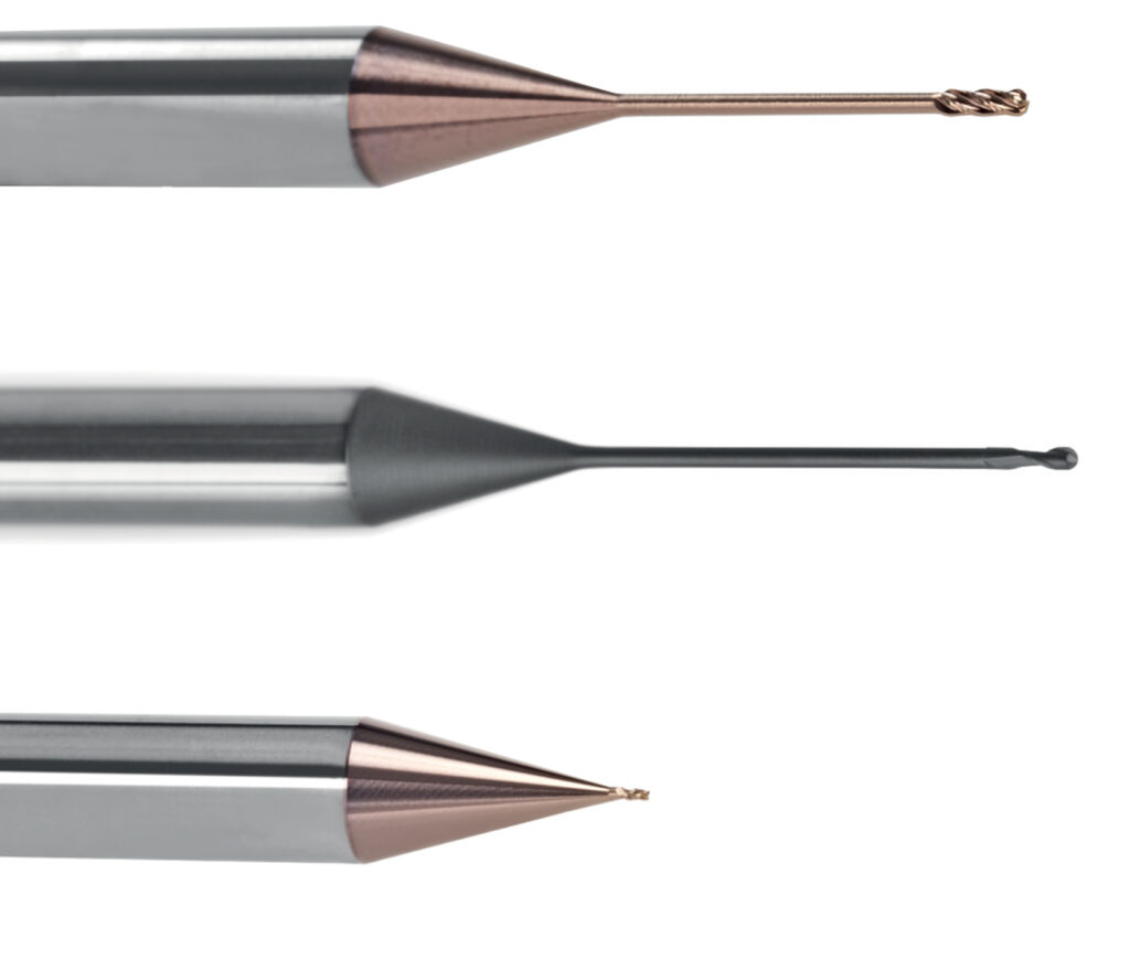 Ob HiPIMS oder Diamant – CemeCon Premium-Beschichtungen eignen sich hervorragend für Mini- und Mikrowerkzeuge.