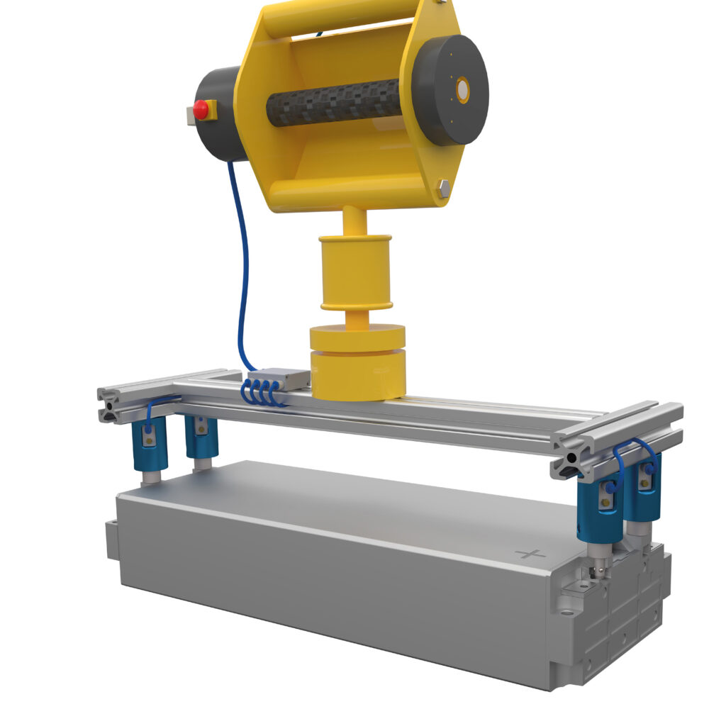 Kugeltragbolzen von Halder an automatisiertem Robotersystem