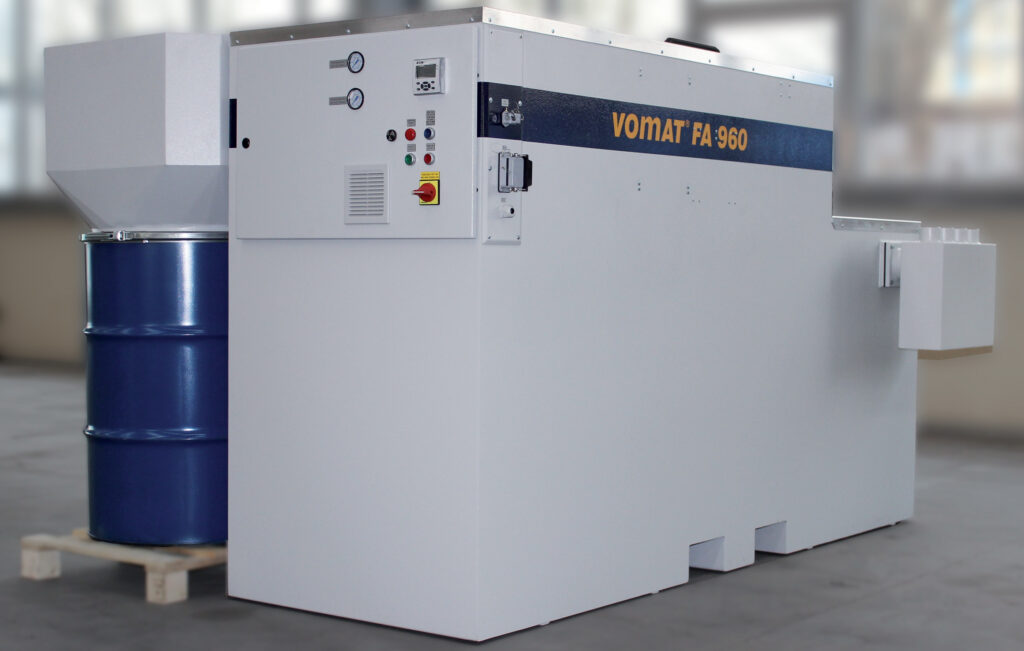 Vomat Feinstfiltersystem für KSS-Vollstromfiltration beim Werkzeugschleifen
