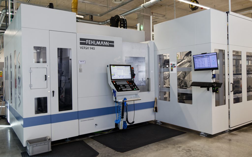 Fehlmann VERSA 945 mit Gibas-Automation im Werkzeugbau bei ESCHA