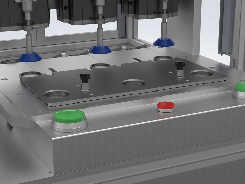 Neue Griffaufnahme von Halder 1 Griffaufnahme von Halder als verliersicheres Bedienelement an einer geschlossenen Platte